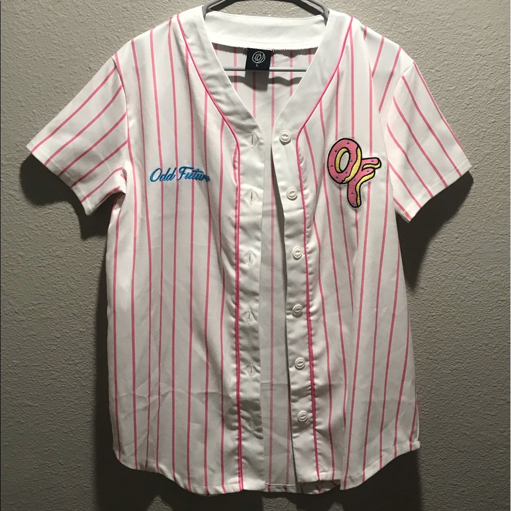 Embroidered Odd Future baseball jersey